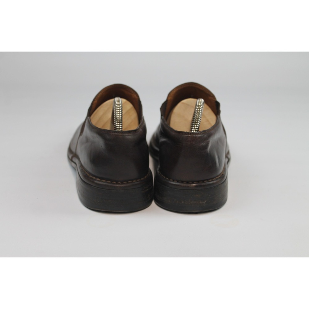 John Varvatos Size US 10 Brown Leather Loafers Slip On Made In Italy - Picture 3 of 9